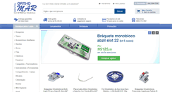 Desktop Screenshot of dentalorthomar.com.br