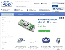 Tablet Screenshot of dentalorthomar.com.br